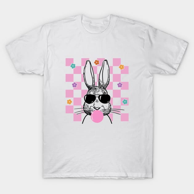 Rabbit and chewing gum T-Shirt by My Happy-Design